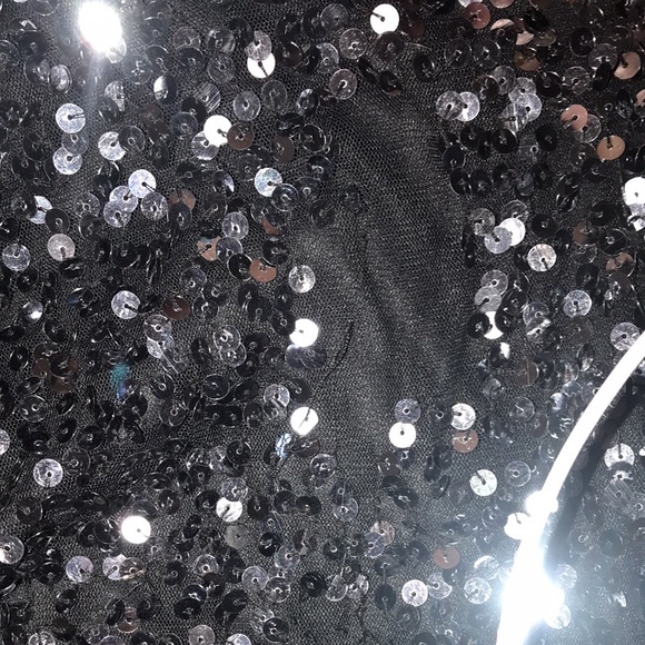 Sparkle black prom dress - Picture 2 of 5